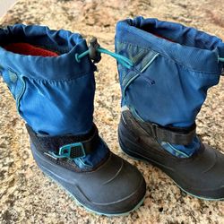 Kamik Blue color Kids' Snowfall P 2 Winter Boots size 13
