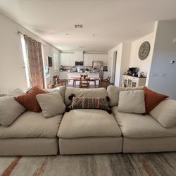 Modular Sofa Cream Living Spaces