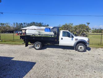 2008 Ford F550 Diesel 6.4l Flatbed Super Duty