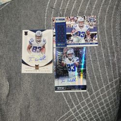 Dallas Cowboys Autographed/ Game Worn Jersey Relic Cards