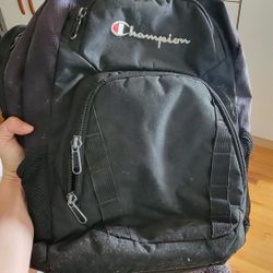 Champion Backpack/ 2 Large Zipper Pounches 