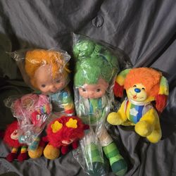 Vintage 1980s Rainbow Brite And Friends Lot Stored With Care