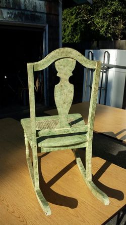 Old rocking chair, excellent condition.