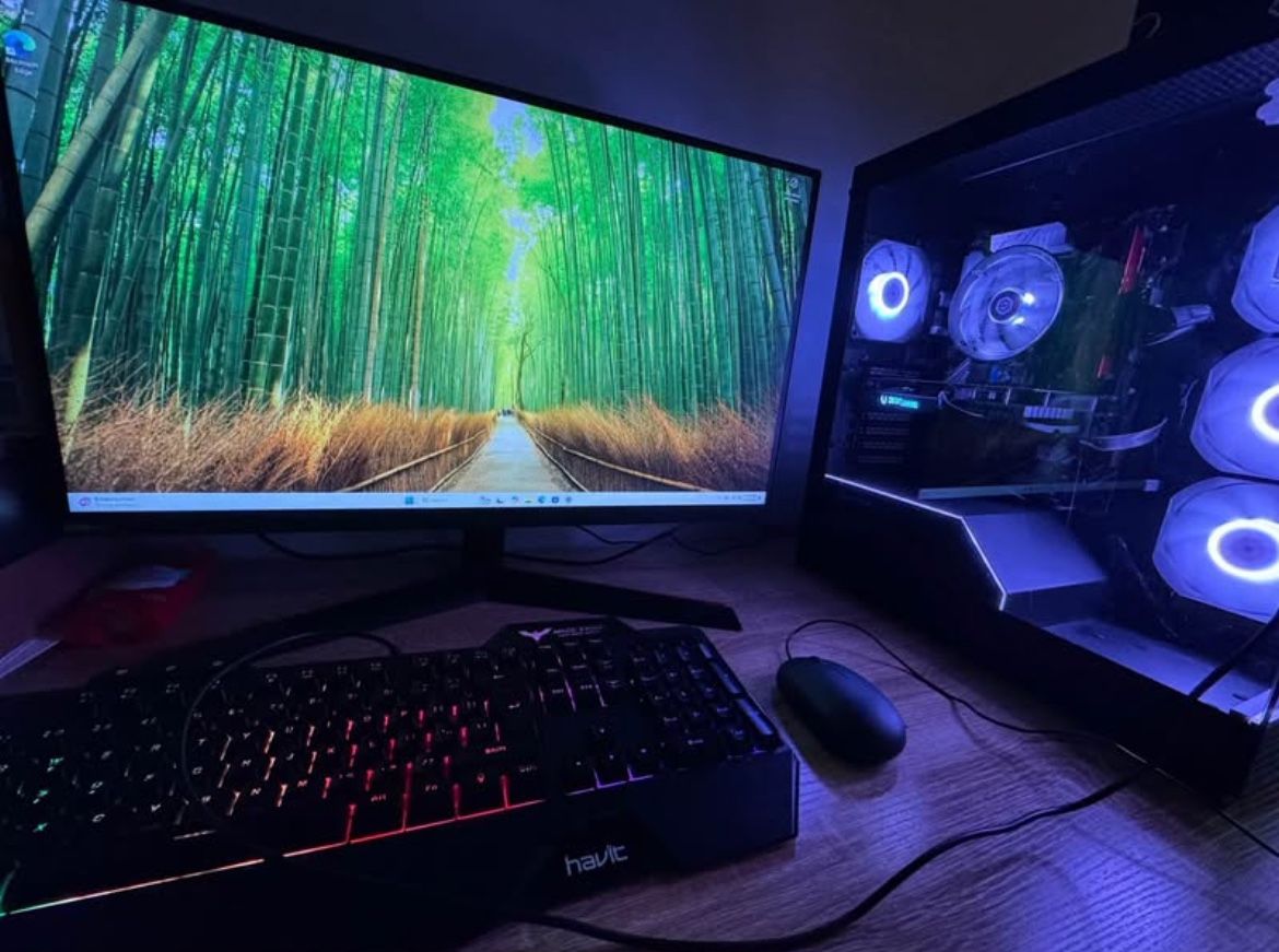 FULL SET UP PC GAMER RTX4060