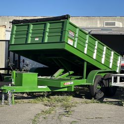 Carson Trailer Green Dump 