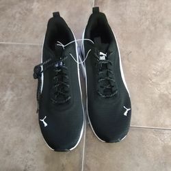 Puma Sz 11 Zip C Mens Sneakers Black