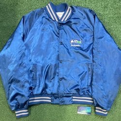 Vintage 1990s Seattle Seahawks satin chalkline jacket