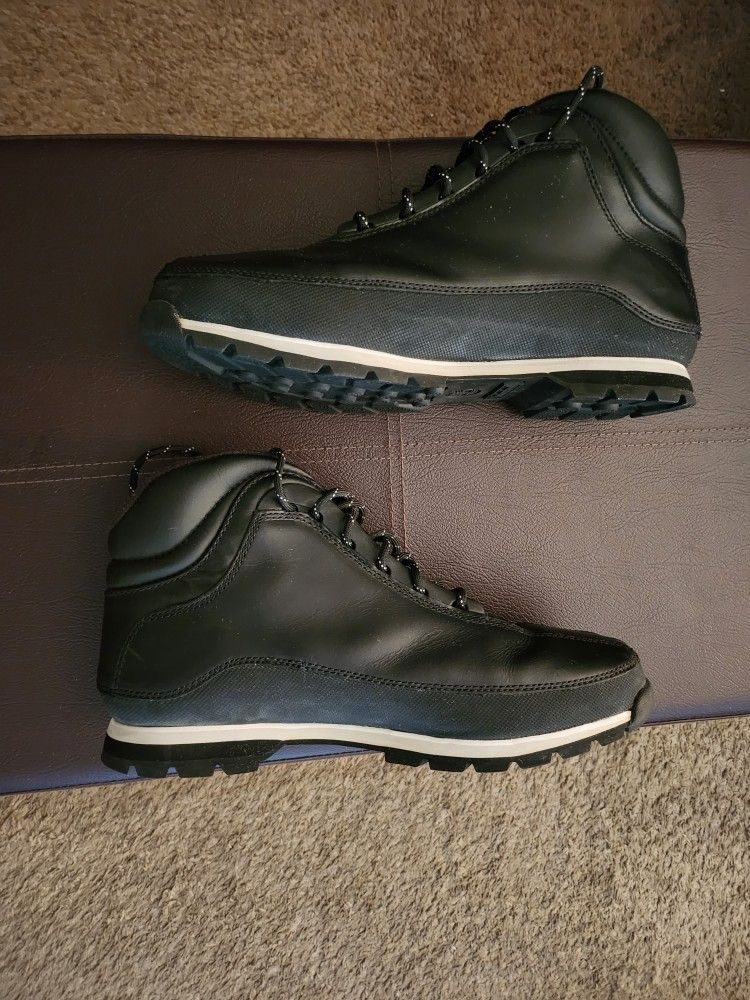 All Black Timberland Euro Shoes For Sale