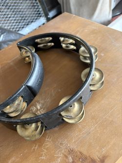 Black Tambourine With Jingles