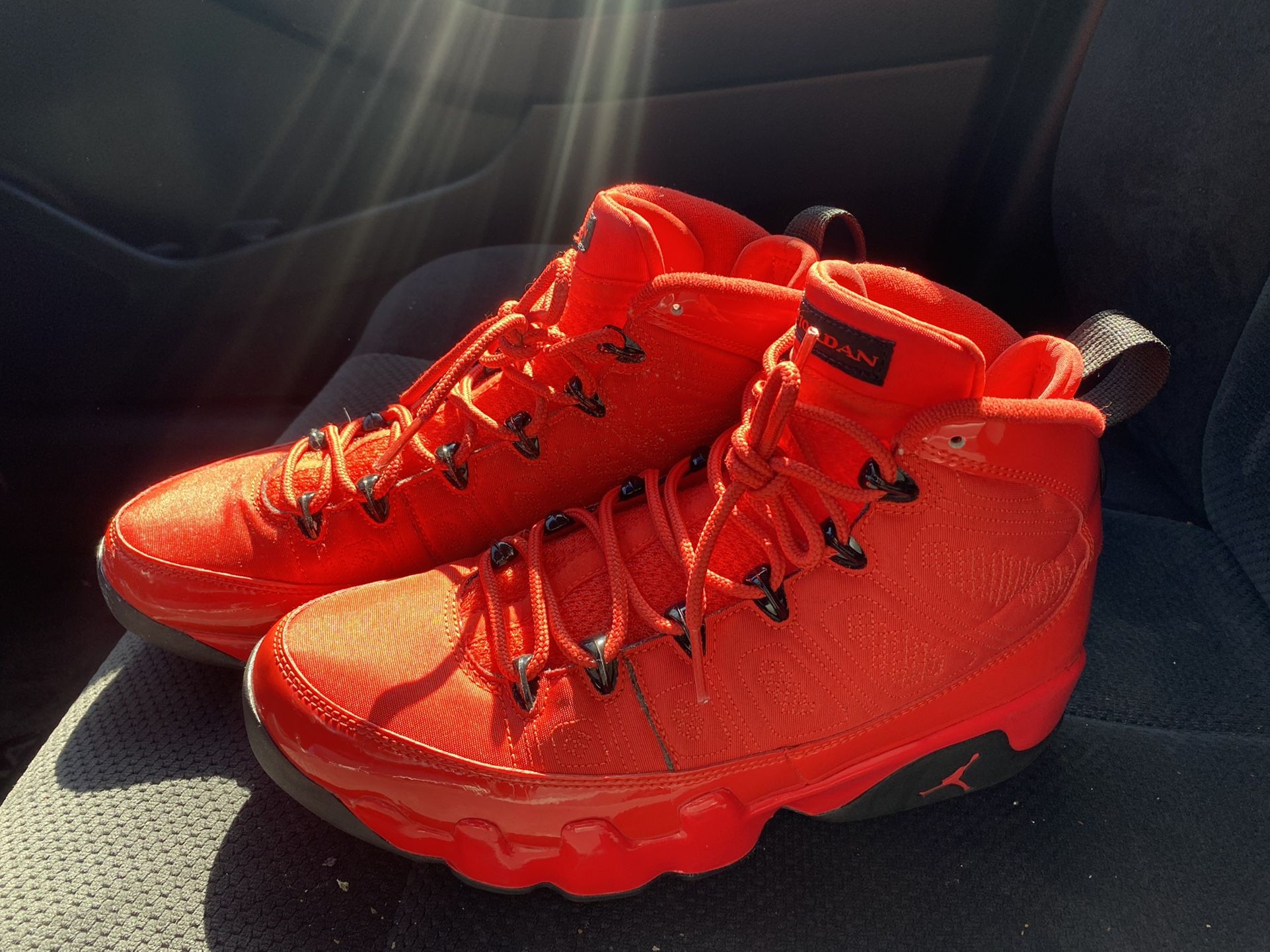 Chile Red and Black Retro Jordan’s