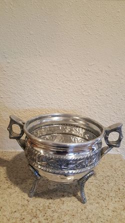silver candy dish