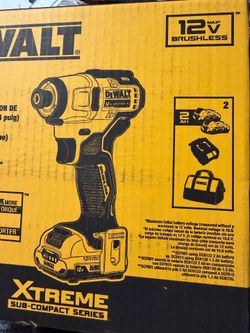 Dewalt 12v Xtreme impact driver