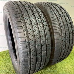 R634  265 50 19 110H  Bridgestone Alenza Sport A/S Run Flat  2 Used Tires 90% Life 