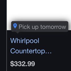 Whirlpool Microwave 