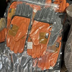 VZT Work Gloves Grey+Brown