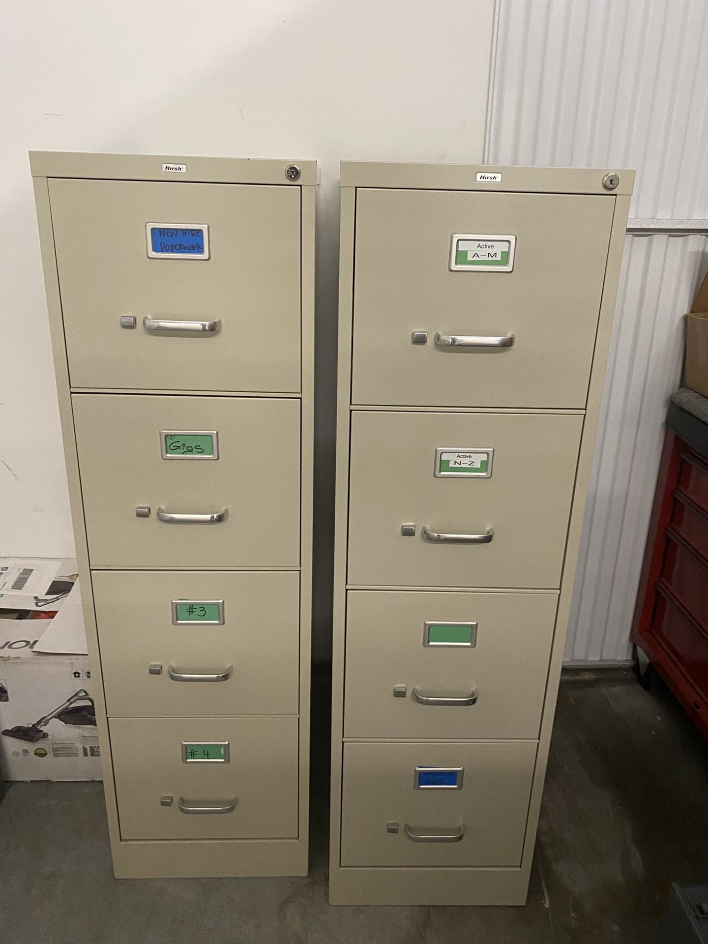 Metal File Cabinet (Hirsh) 