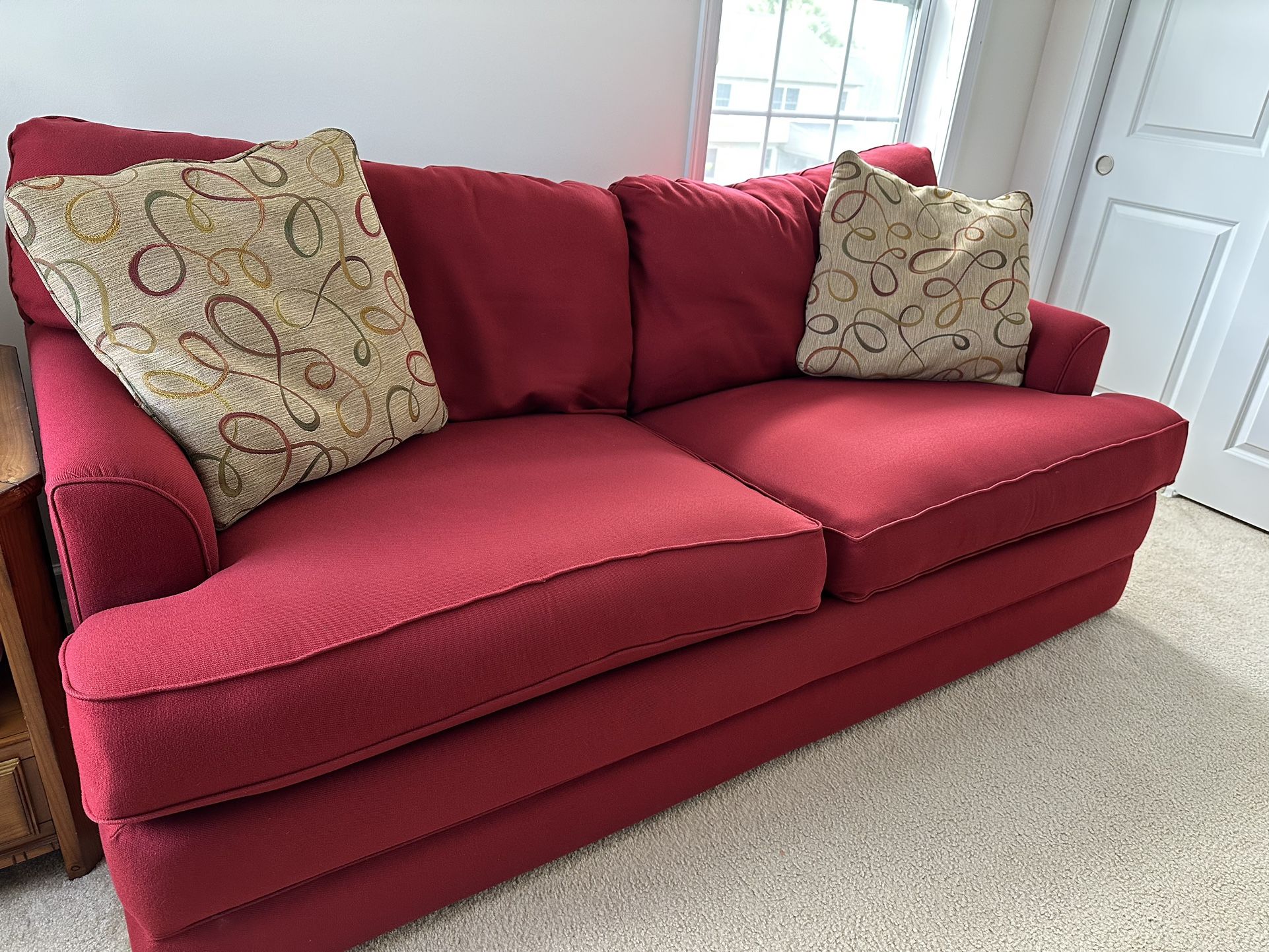 Red Lazyboy Couch