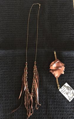 Necklace and bracelet