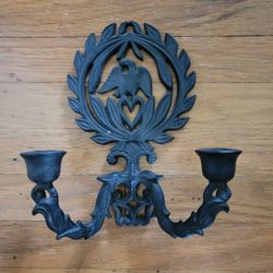 Wrought Iron Candle Holder 