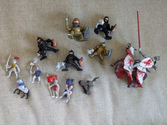 Medieval toy knights