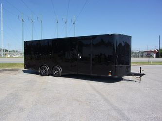 ENCLOSED VNOSE TRAILERS ALL SIZES AND COLORS 20FT 24FT 28FT 32FT IN STOCK FREE DELIVERY