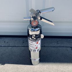 CHROME FIRE EXTINGUISHER FOR SHOW CAR