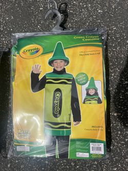 Green Crayon Halloween Costume (New)