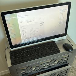 Dell Desktop Computer, Keyboard, And Mouse