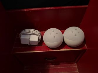 Amazon Echo Dot Smart Speakers – Set of 2