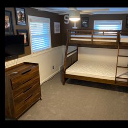 Bunkbed and Dresser 