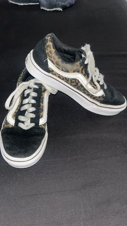 Size 2 Leopard Print Vans