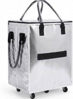 Large Insulated Cooler Bag with Wheels