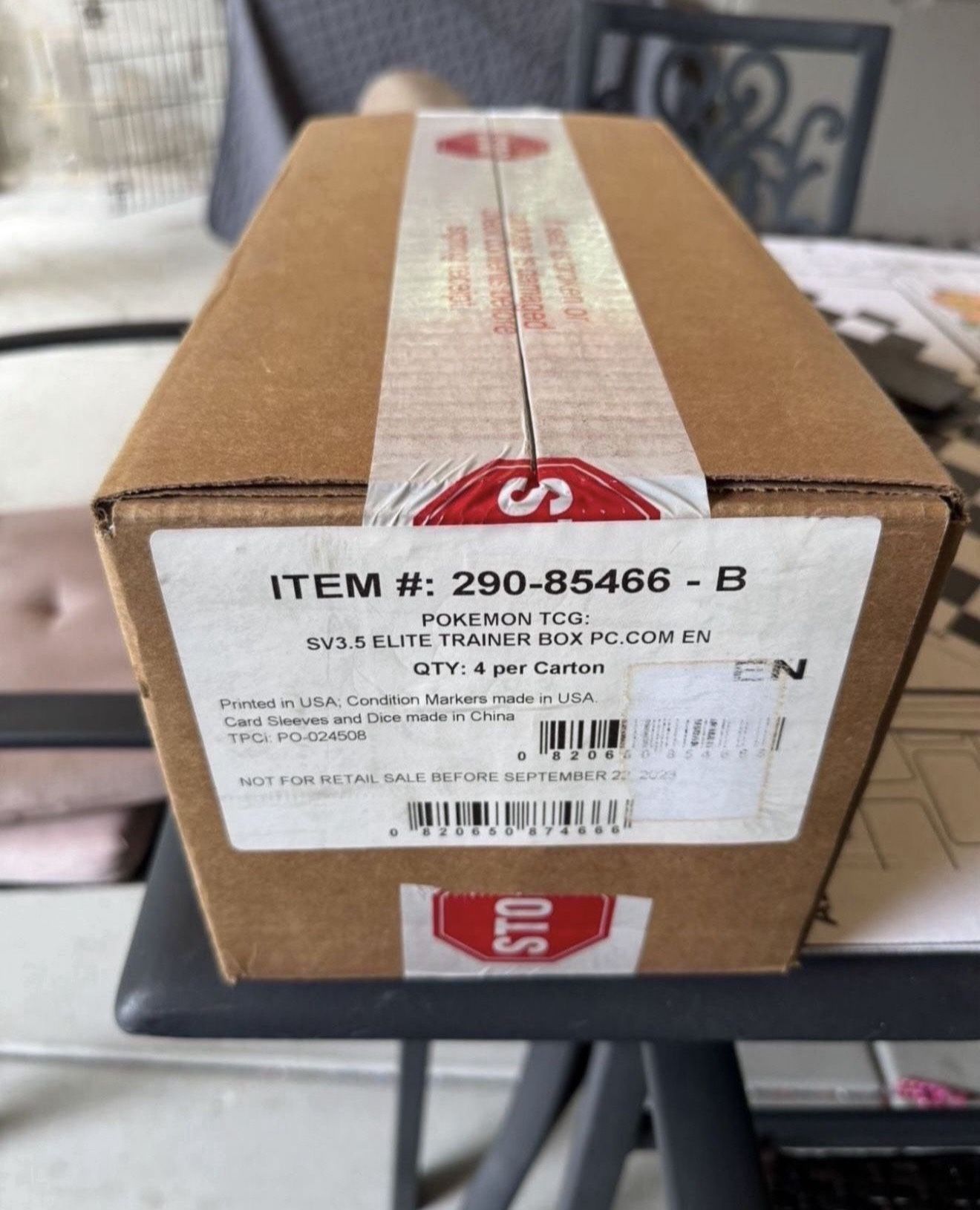 Pokemon Center 151 Elite Trainer Box Sealed Case