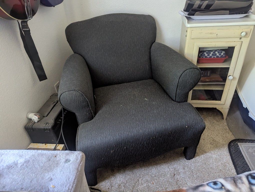Accent Armchair Navy Blue