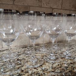 Vintage Mikasa Wine Glasses