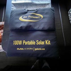 Go Power! DuraLite 100 Watt Portable Solar Panel Kit (GP-DURALITE-100)