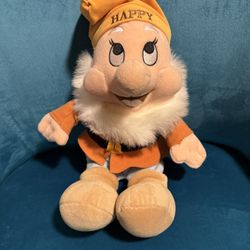 Happy The Dwarf Plush Character by Disney