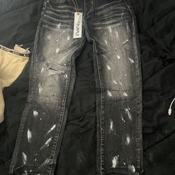 purple jeans size 34