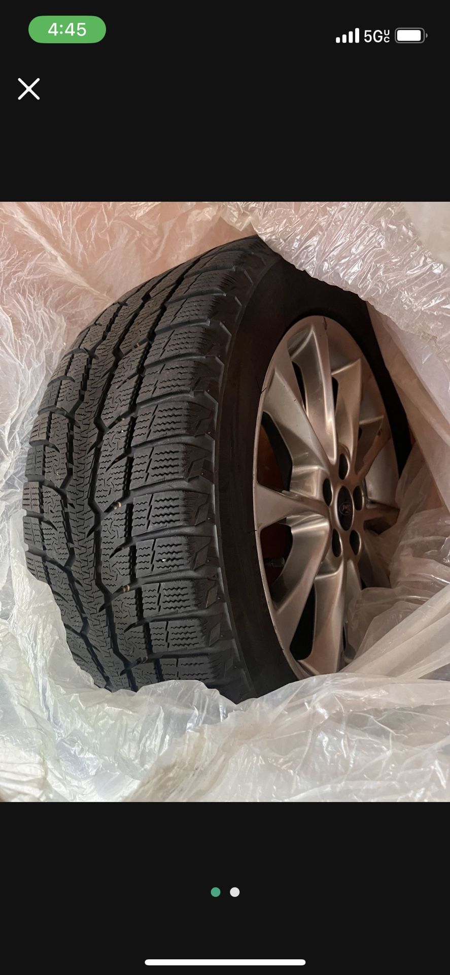 2017 Ford Fusion Snow Tires and Rim