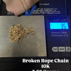 10K Broken Rope Chain