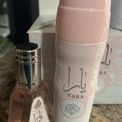 Yara Body Spray and perfume