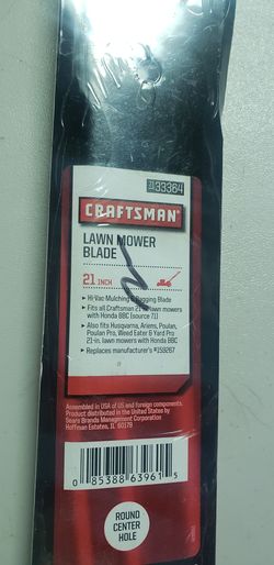 Lawnmower blade.