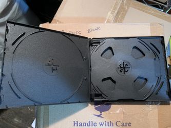 New CD/DVD Cases Hold 4 Discs 50 Pcs $20