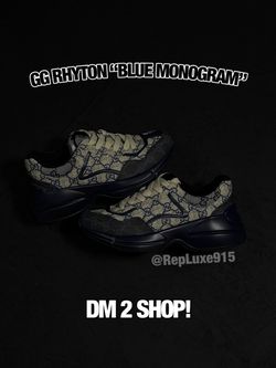Gucci Rhyton “Blue Monogram”