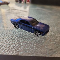 hot wheels dodge challenger concept loose blue 