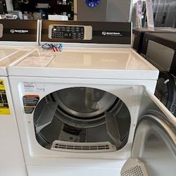Speed Queen® DR7 7.0 Cu. Ft. White Front Load Gas Dryer