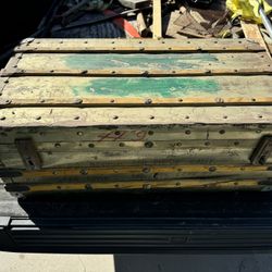 Vintage Military Footlocker