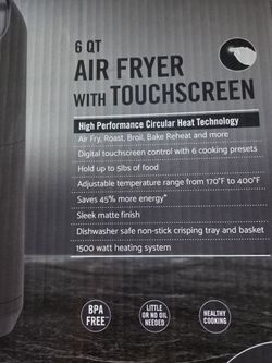Bella pro series  Air fryer with touch screen