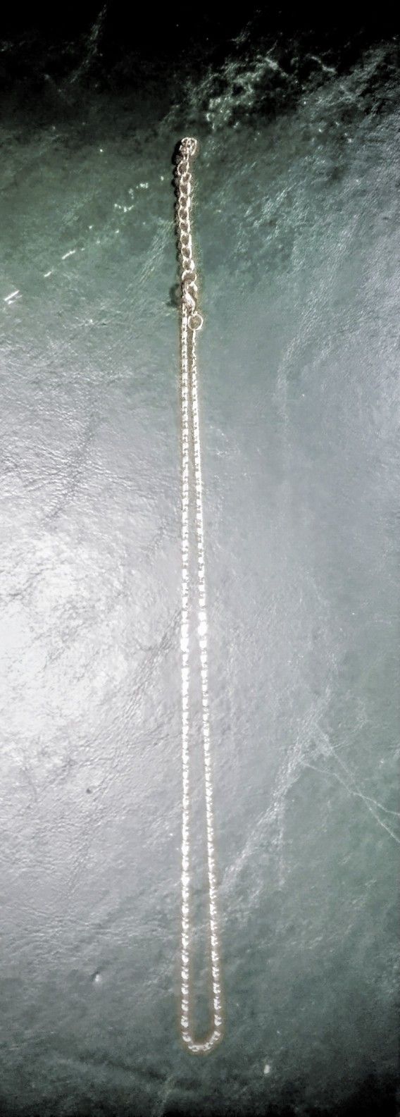 New Women's Delicate Silver Plated Chain Sz 28" Inches 