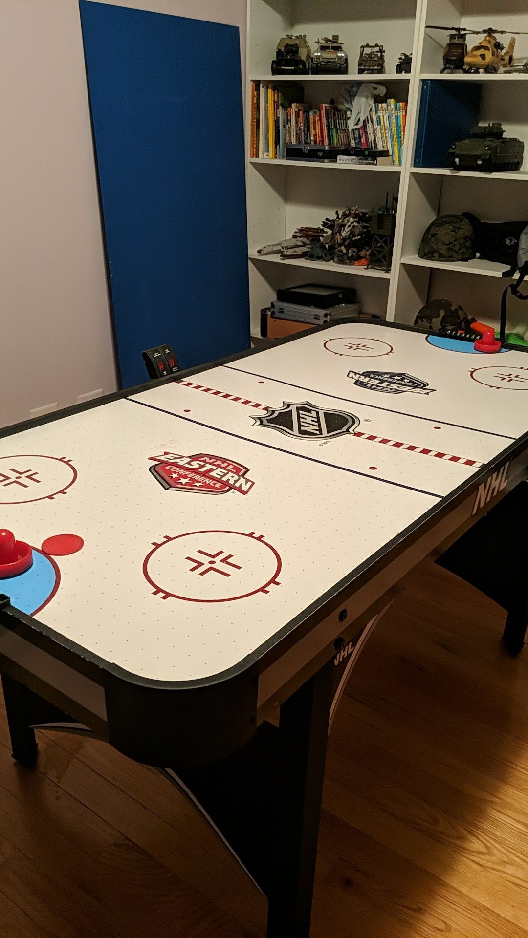 Fully functional kid's air hockey/ping pong table